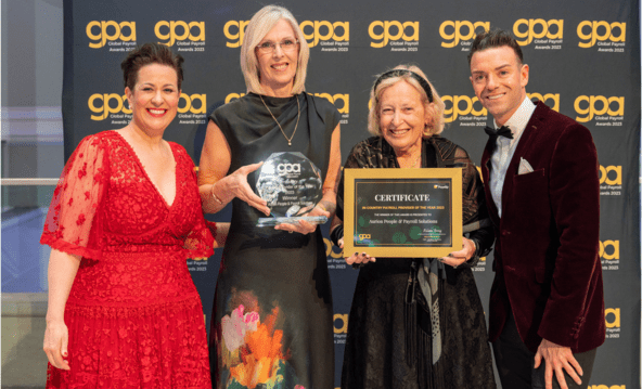Aurion at the GPA Awards representing Australian payroll